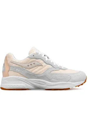 3D Grid Hurricane Sneakers Men’s Full Grain Leather Natural Ecru