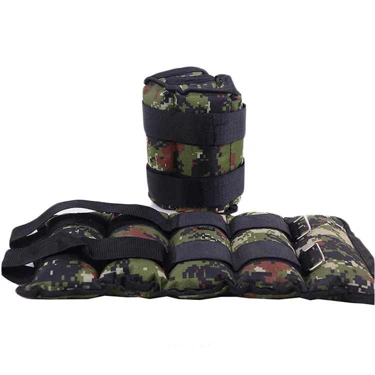 A Pair of Selling Fitness Loading Equipment Ankle Weights Gaiter Sandbags, Adjustable Invisible Running Sports Sandbags, Weight: 5kg