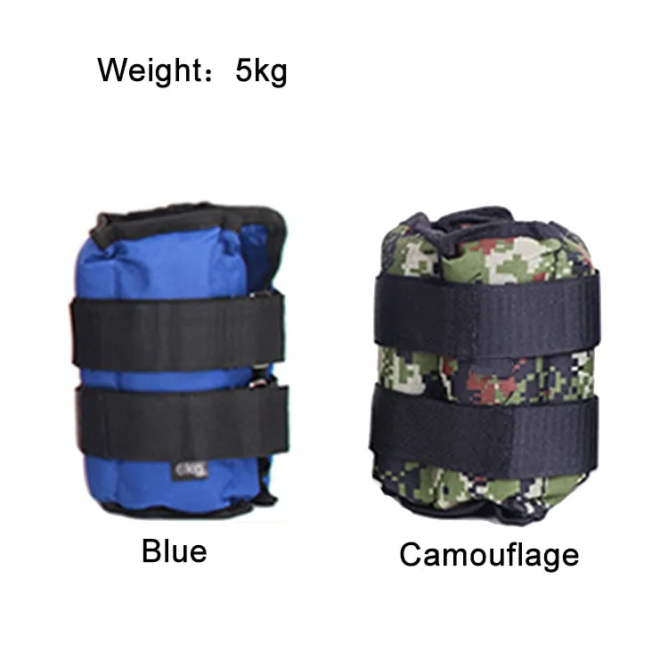 A Pair of Selling Fitness Loading Equipment Ankle Weights Gaiter Sandbags, Adjustable Invisible Running Sports Sandbags, Weight: 5kg