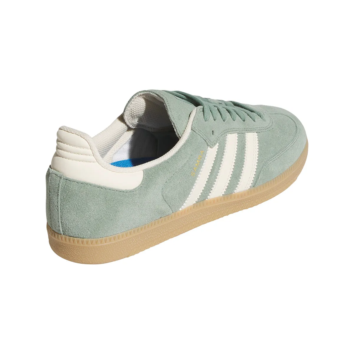 Adidas - Samba Adv Shoes Silver Green/White/Gold