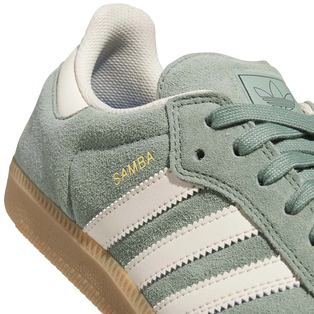 Adidas - Samba Adv Shoes Silver Green/White/Gold