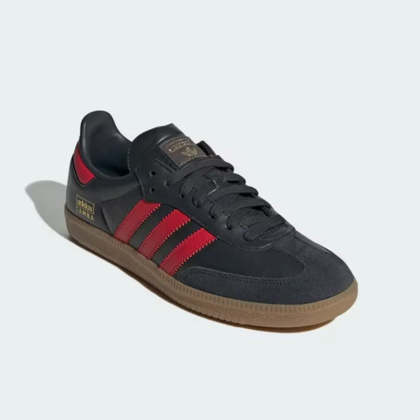 adidas Samba OG Carbon Better Scarlet Gum IG6173 Unisex (LF)