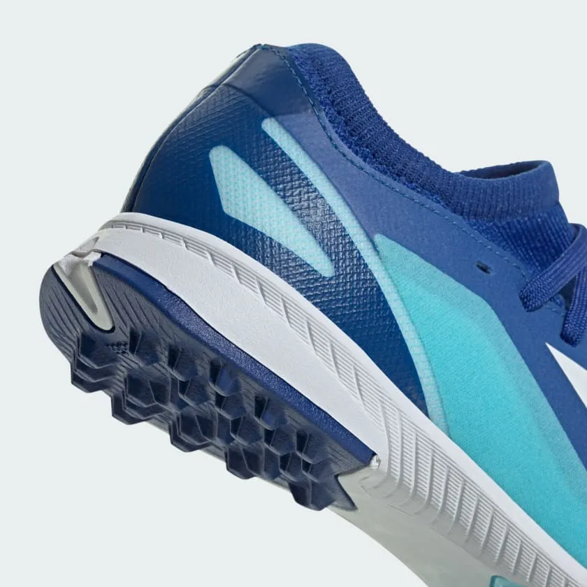 adidas X CRAZYFAST.3 Artificial Turf Soccer Shoes | Bright Royal-Cloud White | Kid's Unisex