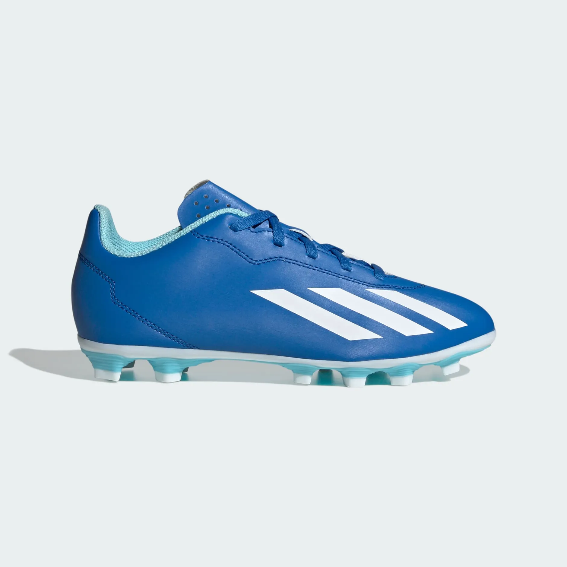 ADIDAS X CRAZYFAST.4 FLEXIBLE GROUND BOOTS - BLUE