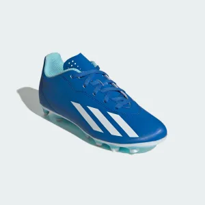ADIDAS X CRAZYFAST.4 FLEXIBLE GROUND BOOTS - BLUE