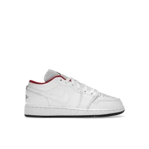 Air Jordan 1 Low White Gym Red Black