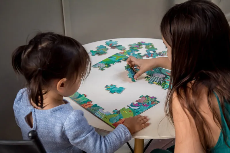 Aquatic Paradise 54pc Silhouette Puzzle by Djeco