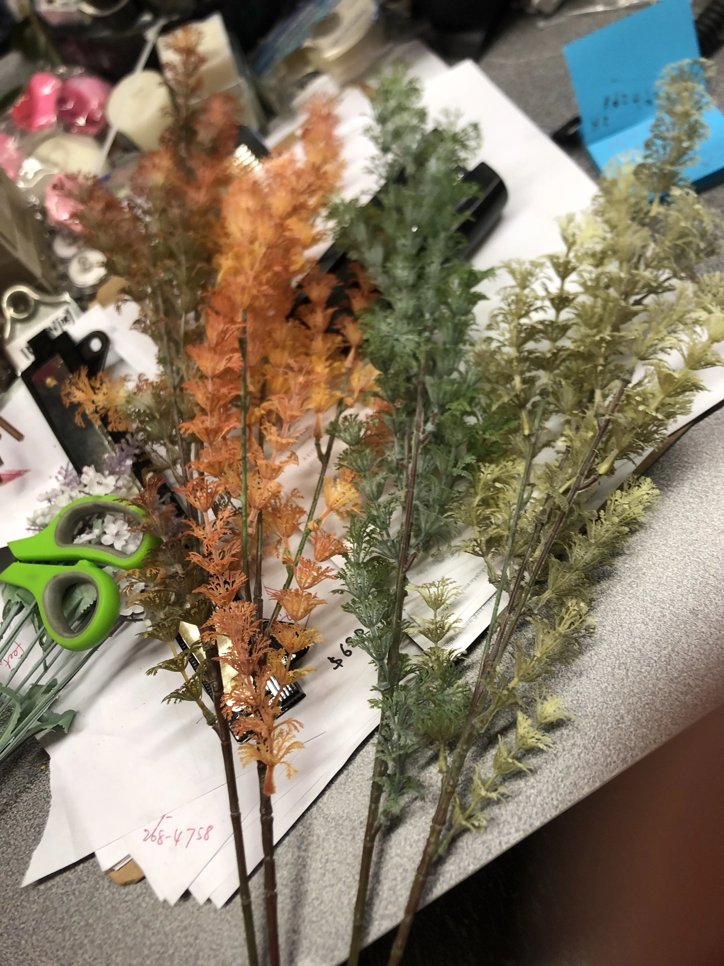 Aquatic plant filler burnt orange green greenery #3