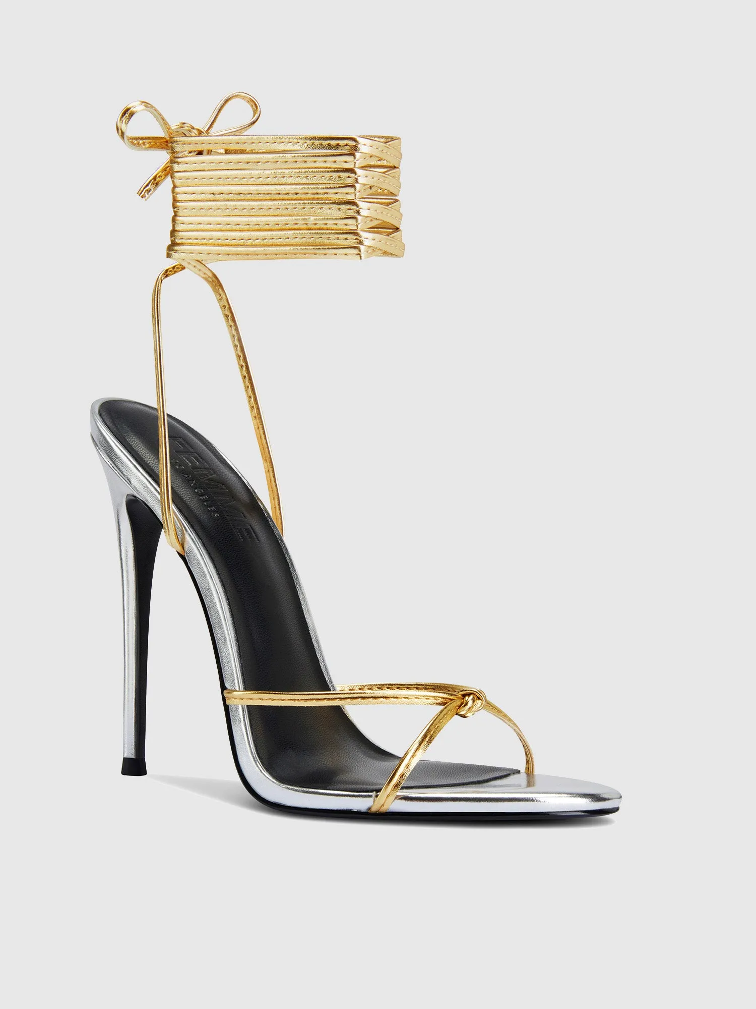 Athens Lace Up - Gold/Silver