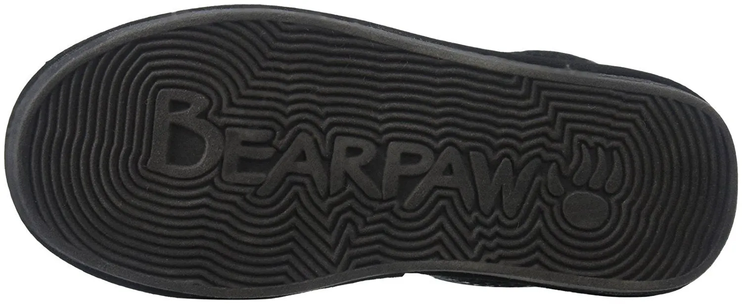 Bearpaw knitallic Women Round Toe Synthetic Gray Winter Boot