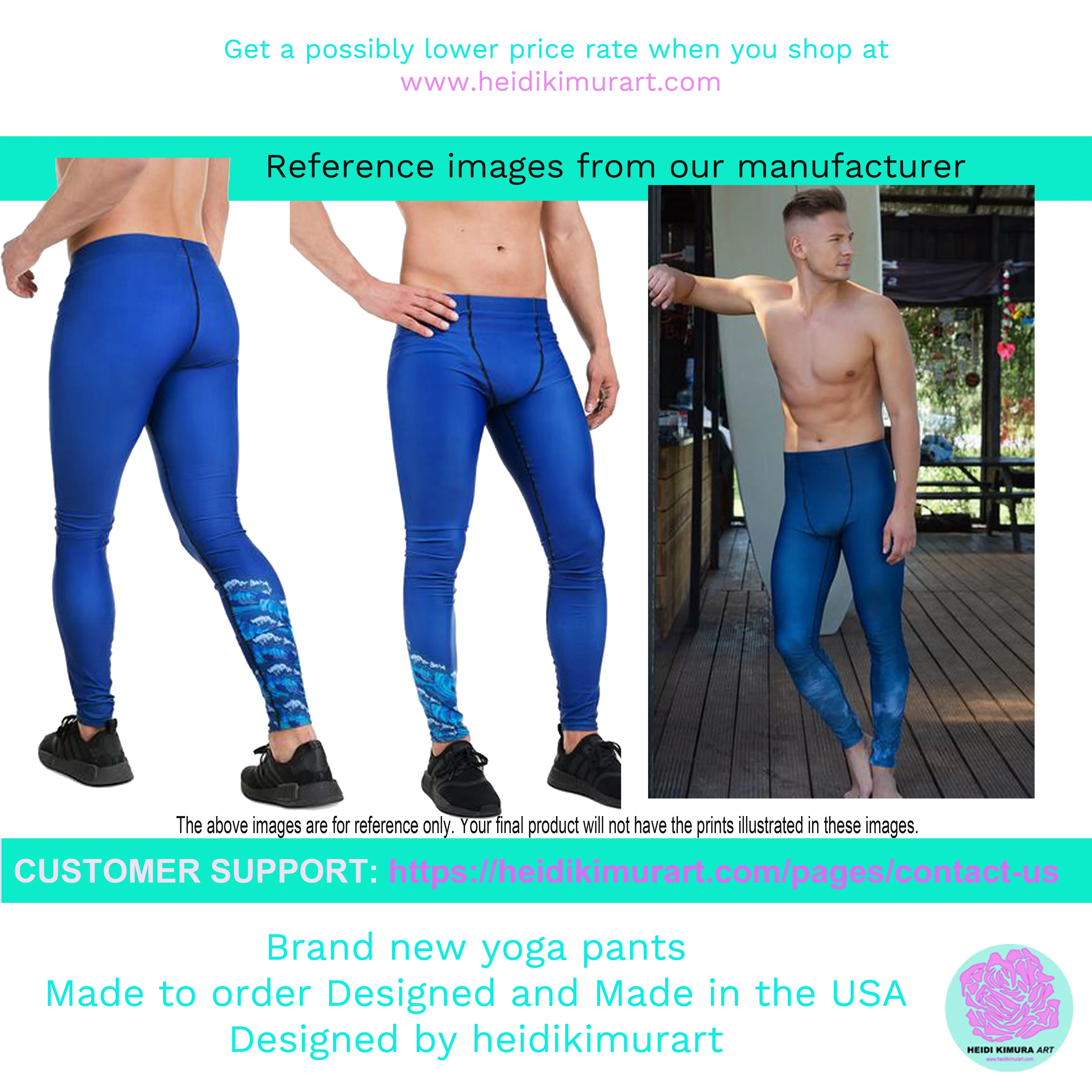 Black Striped Print Designer Meggings, White Stripe Printed Men's Leggings Stretchy Tights - Made in USA/EU/MX