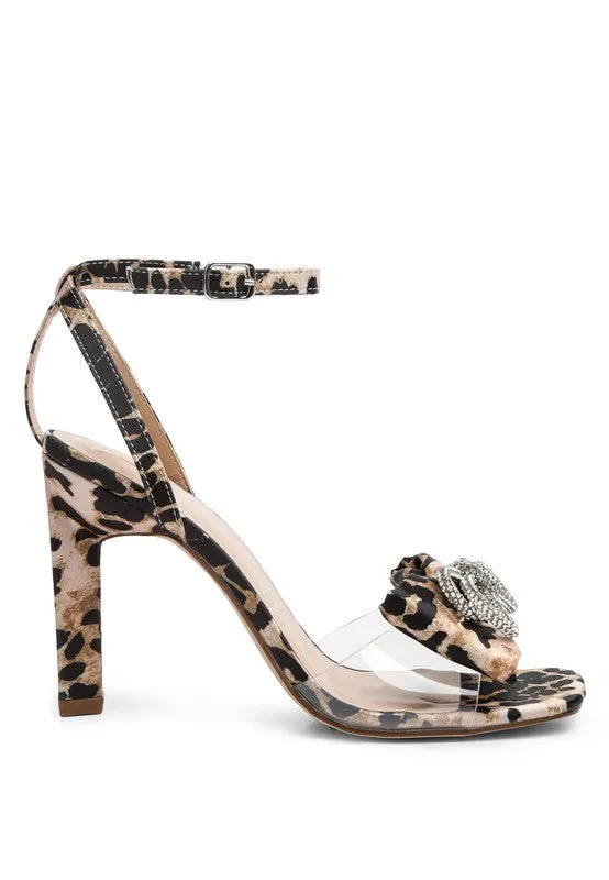 Bow With Heeled Sandals