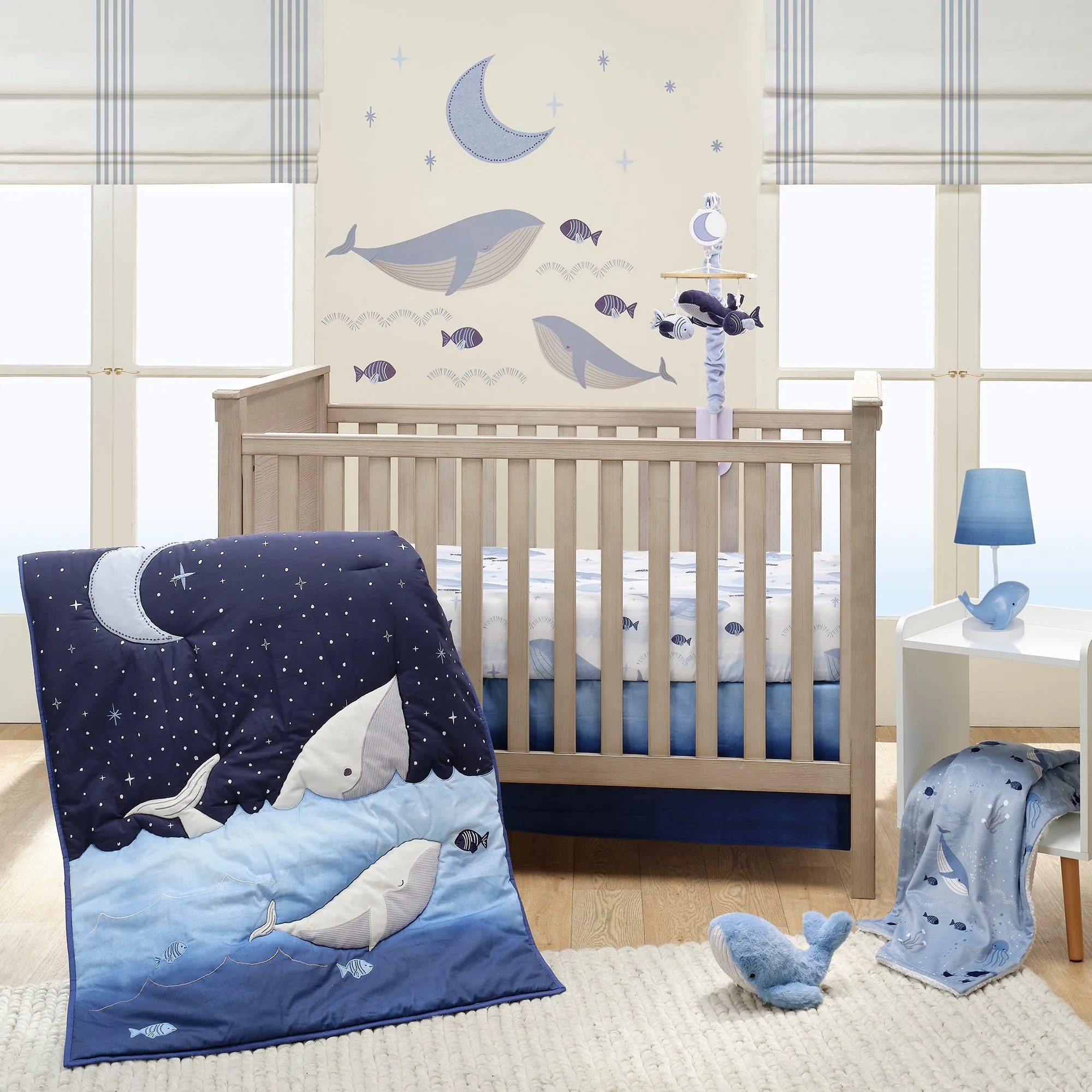 Bubbles & Squirt Plush Whale