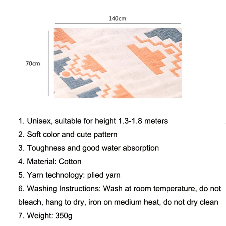 Cotton Bath Towel Soft Comfortable Beach Towel(Snowflake Green)