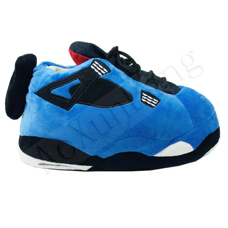 Cozy Unisex Winter Cotton Slippers | Hip Hop Basketball Styling