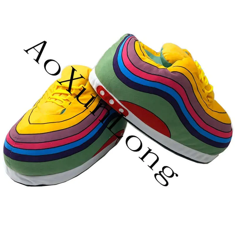 Cozy Unisex Winter Cotton Slippers | Hip Hop Basketball Styling