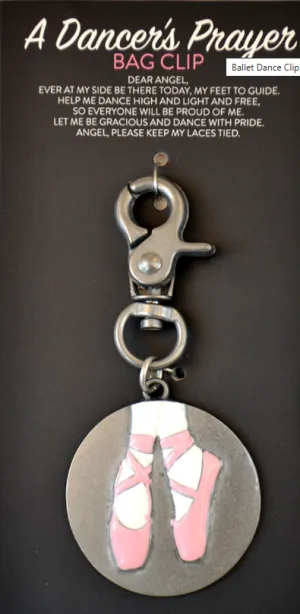 Dancer Prayer Backpack/ Purse Clip