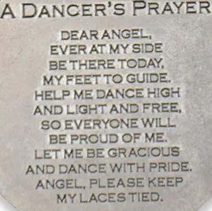 Dancer Prayer Backpack/ Purse Clip