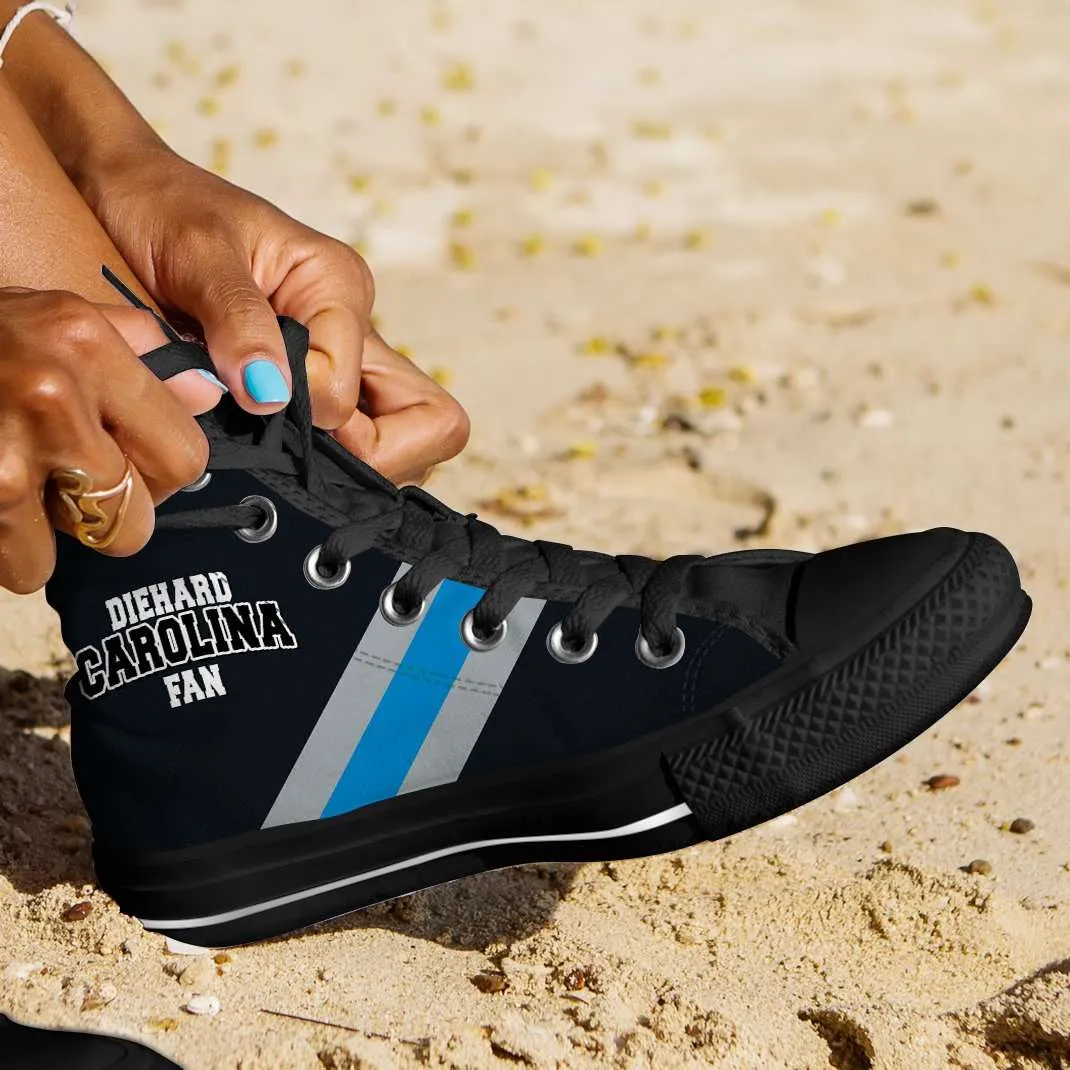 Diehard Carolina Fan Canvas High Top Shoes