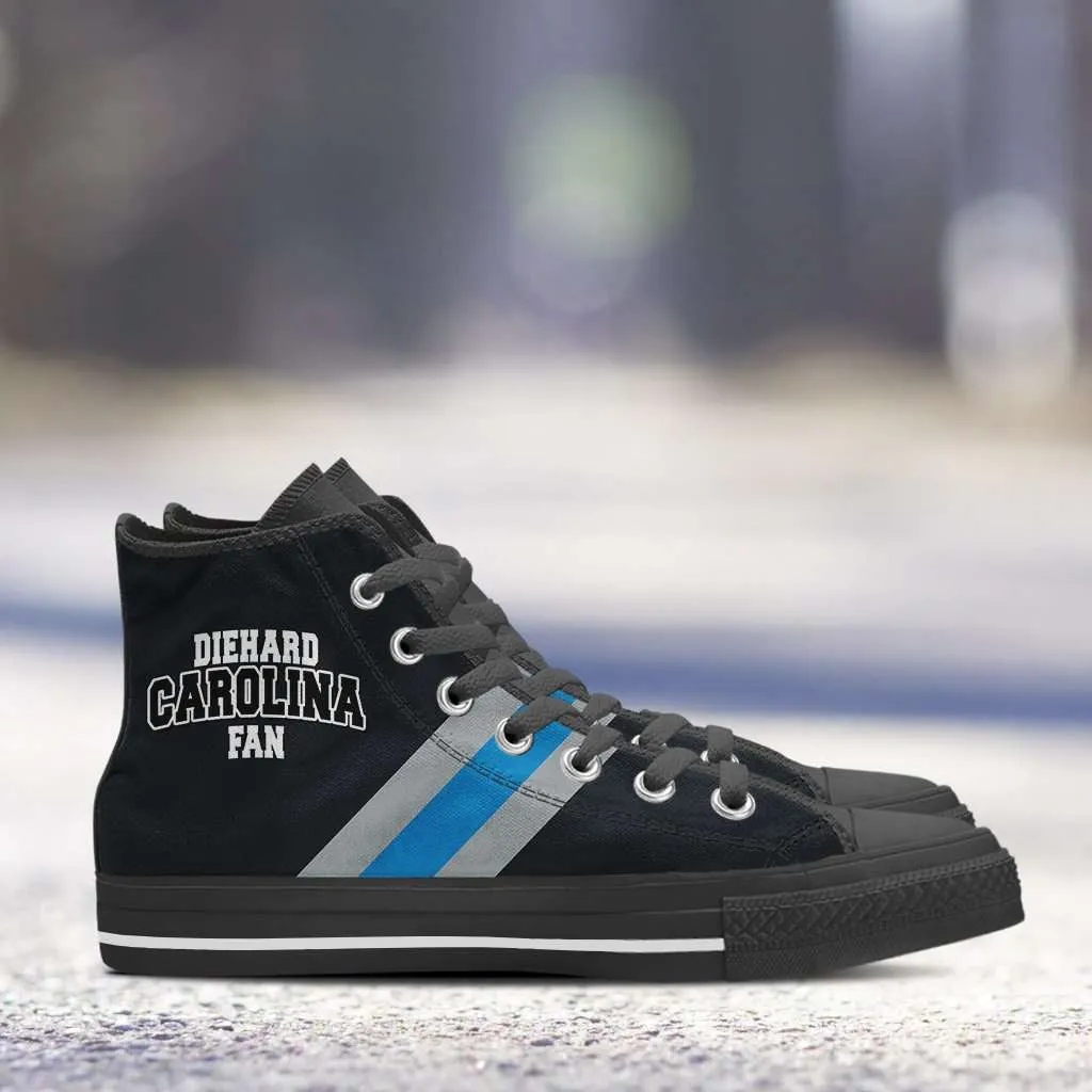 Diehard Carolina Fan Canvas High Top Shoes