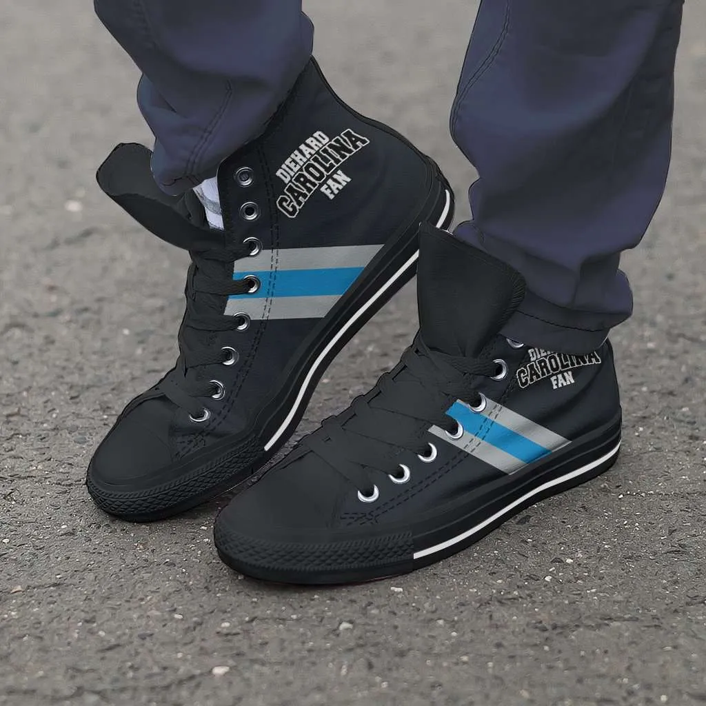 Diehard Carolina Fan Canvas High Top Shoes