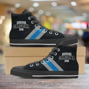 Diehard Carolina Fan Canvas High Top Shoes
