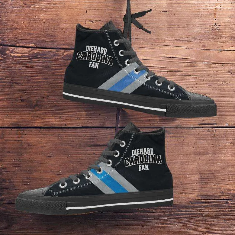 Diehard Carolina Fan Canvas High Top Shoes