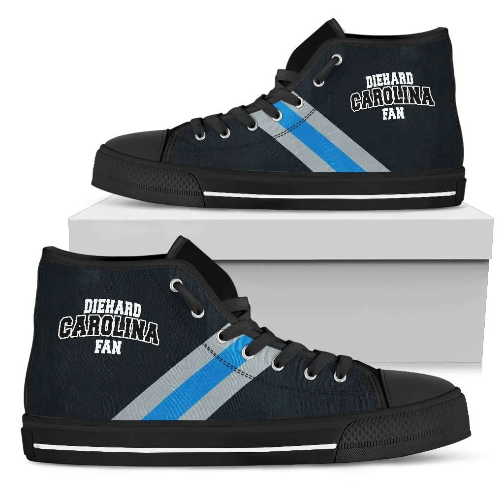 Diehard Carolina Fan Canvas High Top Shoes