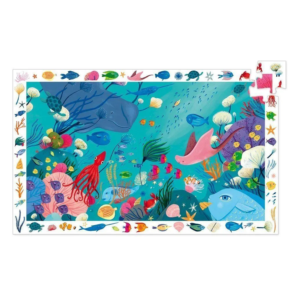 Djeco Observation Puzzle 54pc - Aquatic