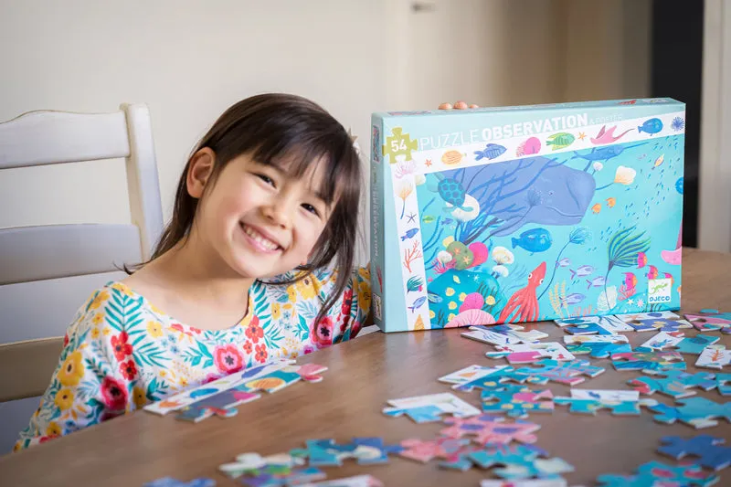 Djeco - Puzzle Observation 54pcs - Aquatic