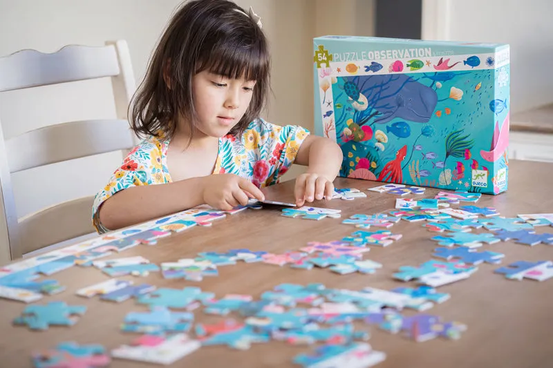 Djeco - Puzzle Observation 54pcs - Aquatic