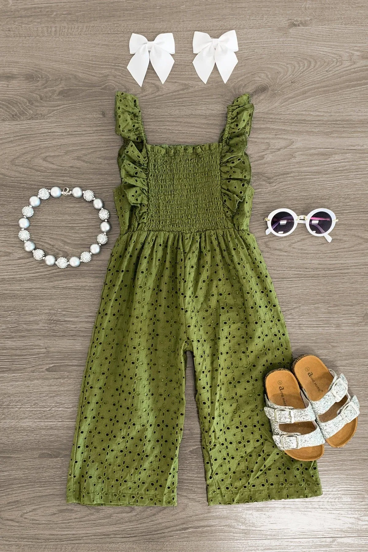 Eyelet Lace Jumpsuit