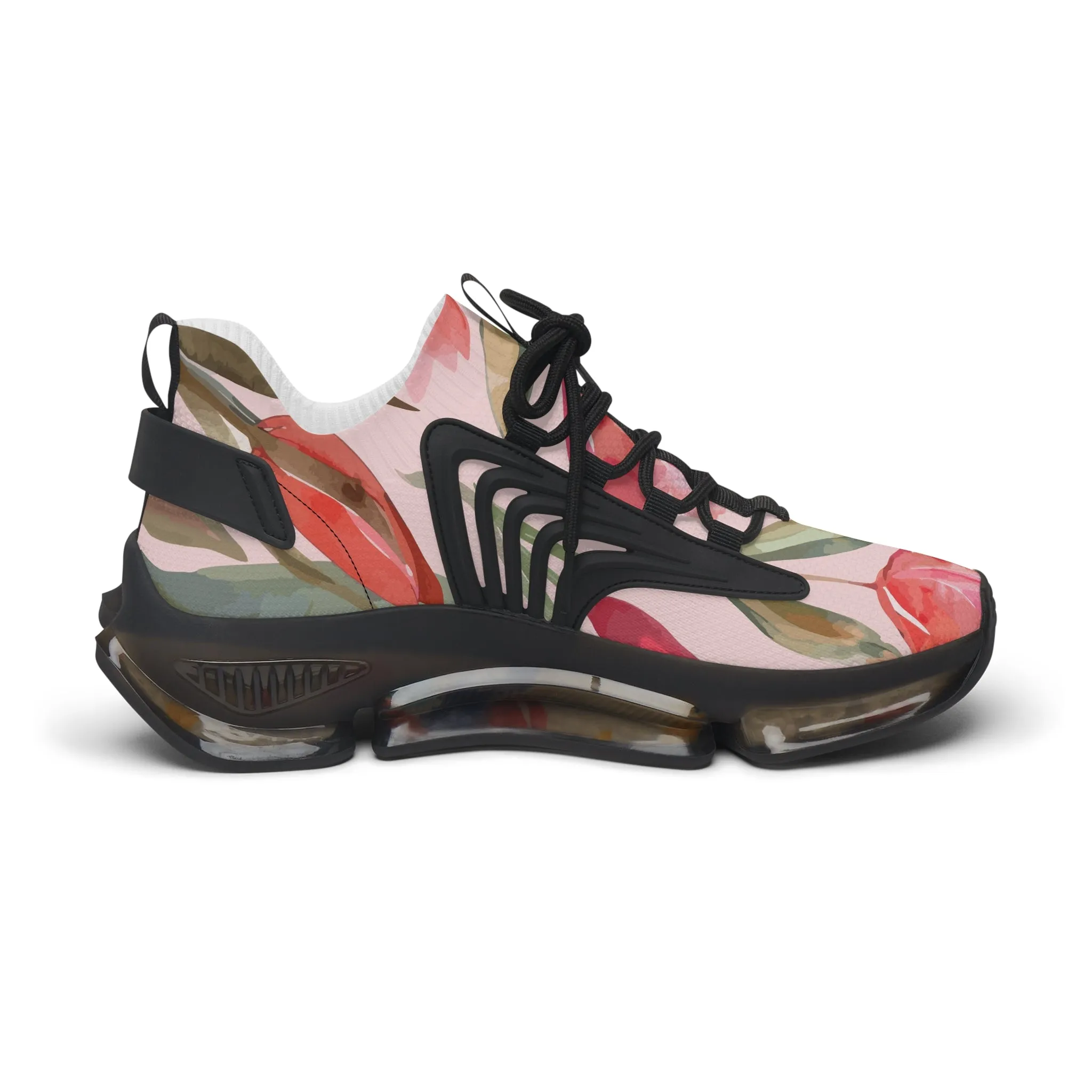 Floral Women's Mesh Sneakers - Stylish & Comfortable Walking Shoes