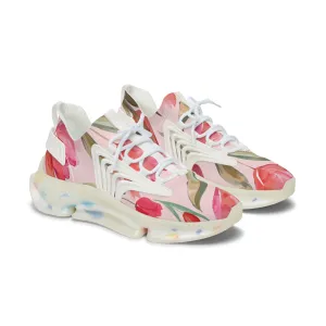Floral Women's Mesh Sneakers - Stylish & Comfortable Walking Shoes