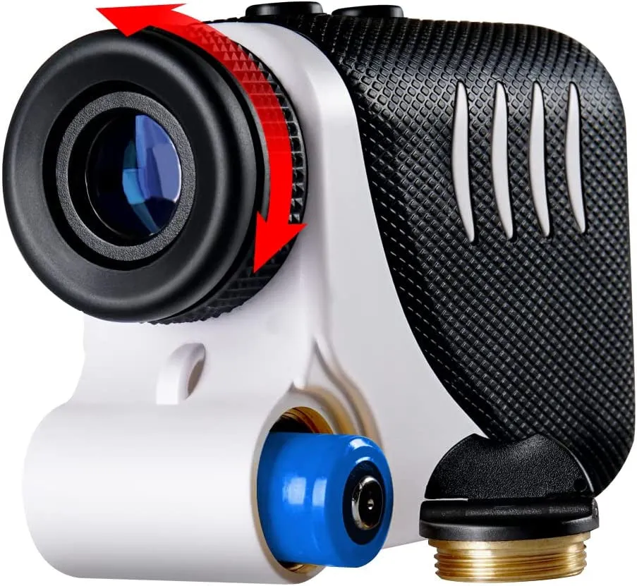 Golf & Disc Golf Rangefinder with Slope and Pin Lock, Measure in Feet Yards Meters, 1500 Yards Laser Range Finder for Golfing, Disc Golf, Hunting, Archery, Shooting, with Battery(Nf1500)