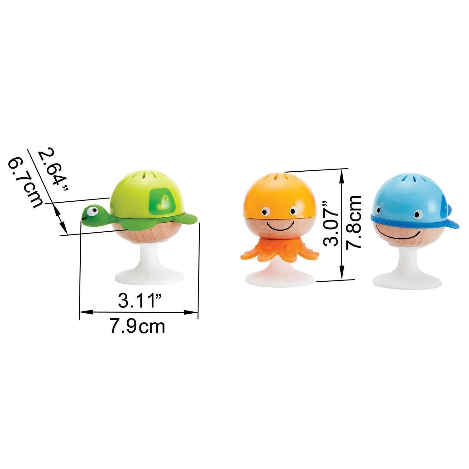Hape Stay Put Rattle Set