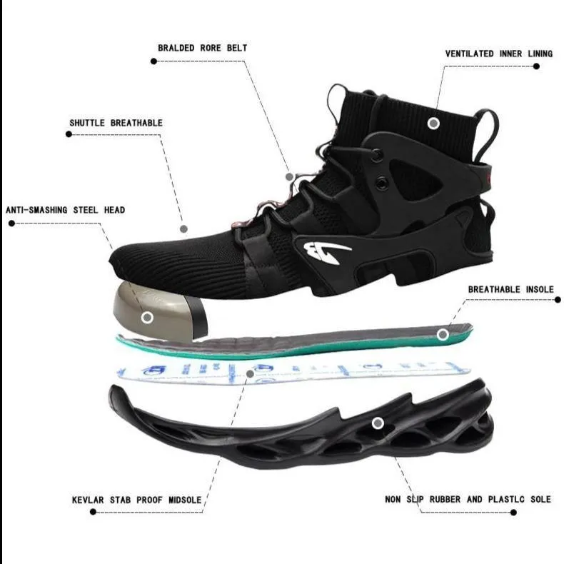 JB Hammer High Top Safety Steel Toe Shoes