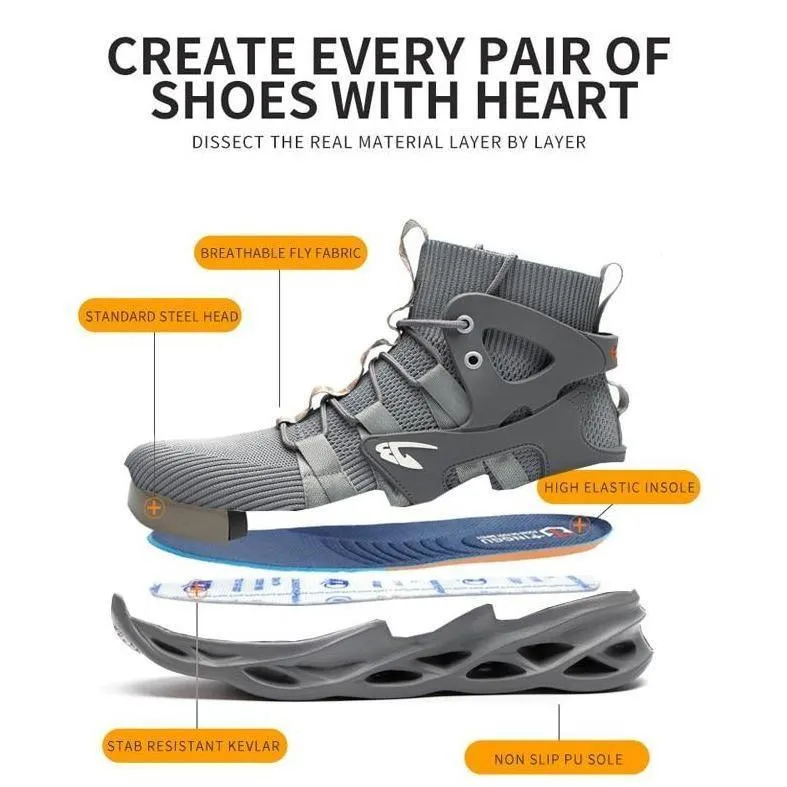 JB Hammer High Top Safety Steel Toe Shoes