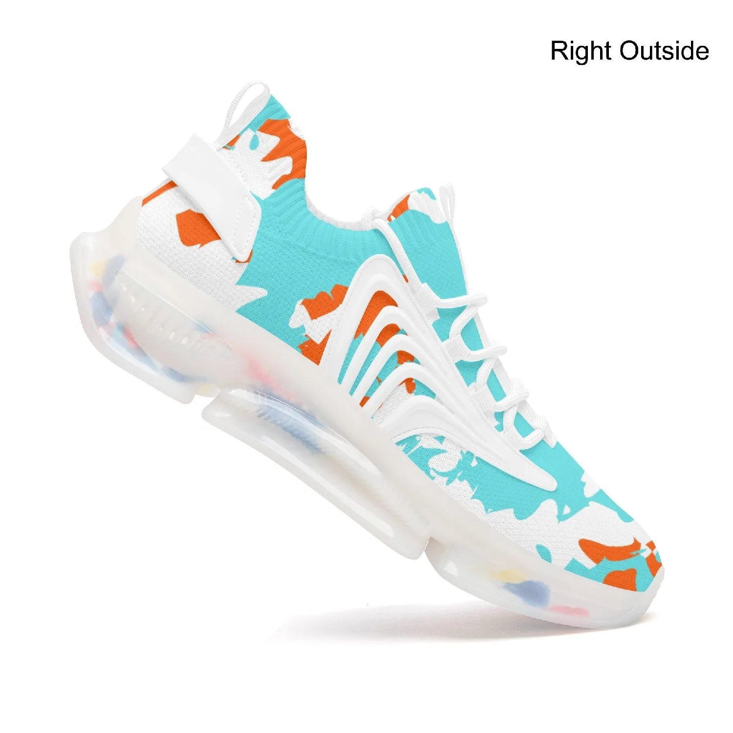 Kicxs MIA Camo Wings Style Bounce Mesh Knit Sneakers