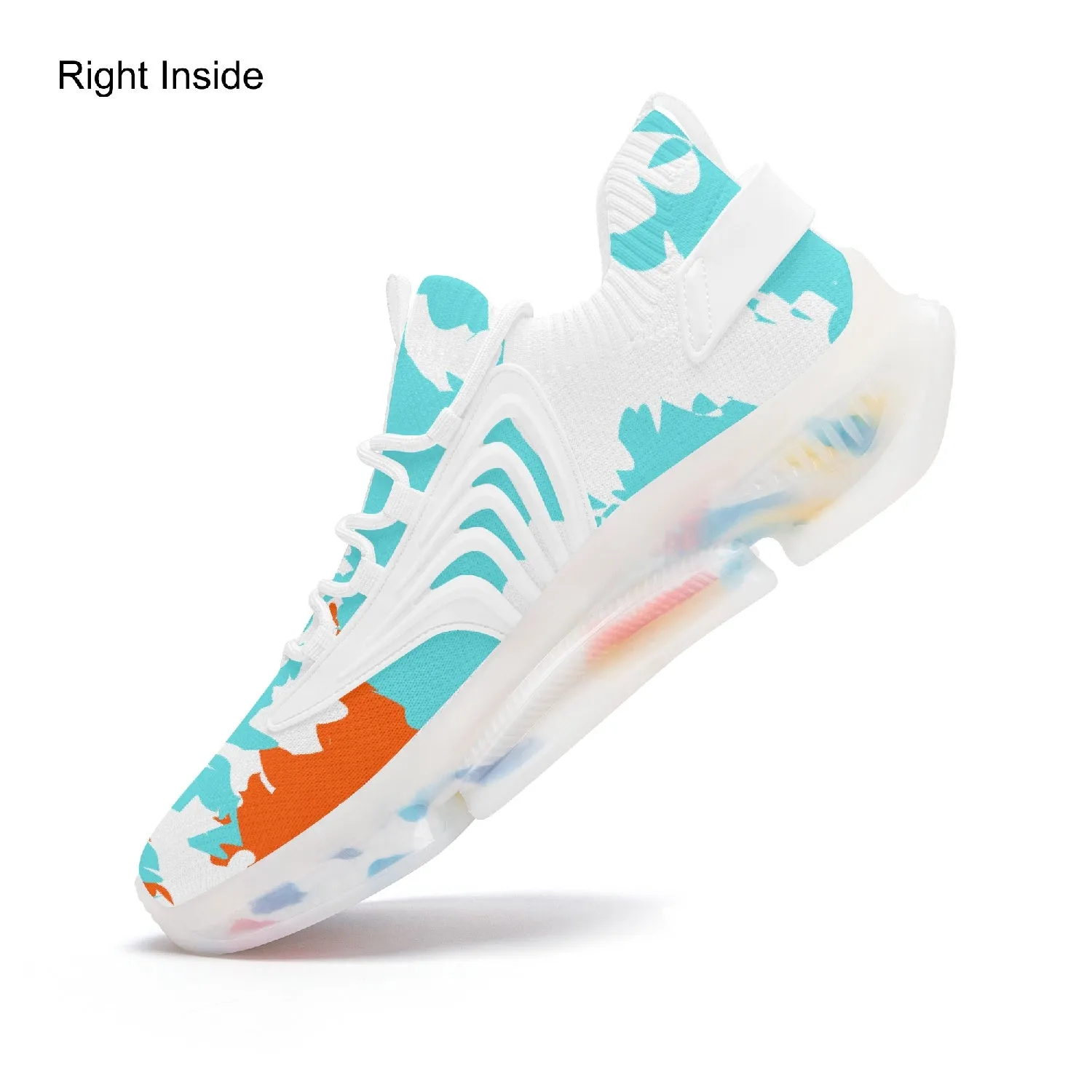 Kicxs MIA Camo Wings Style Bounce Mesh Knit Sneakers