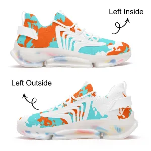 Kicxs MIA Camo Wings Style Bounce Mesh Knit Sneakers