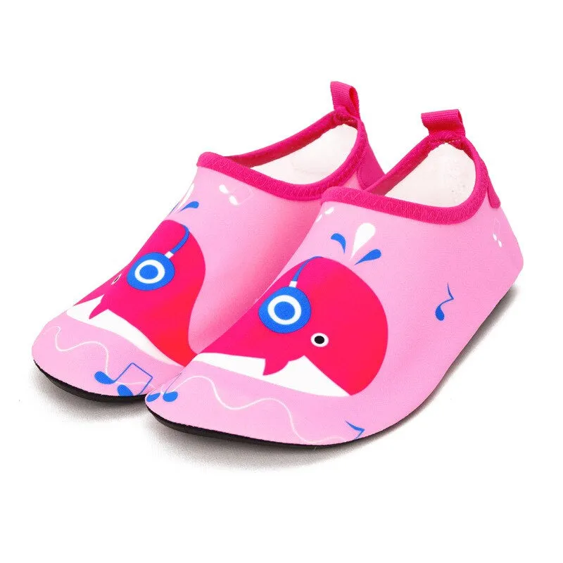 Kids Printed Quick Dry Aquatic Shoes For Girls And Boys