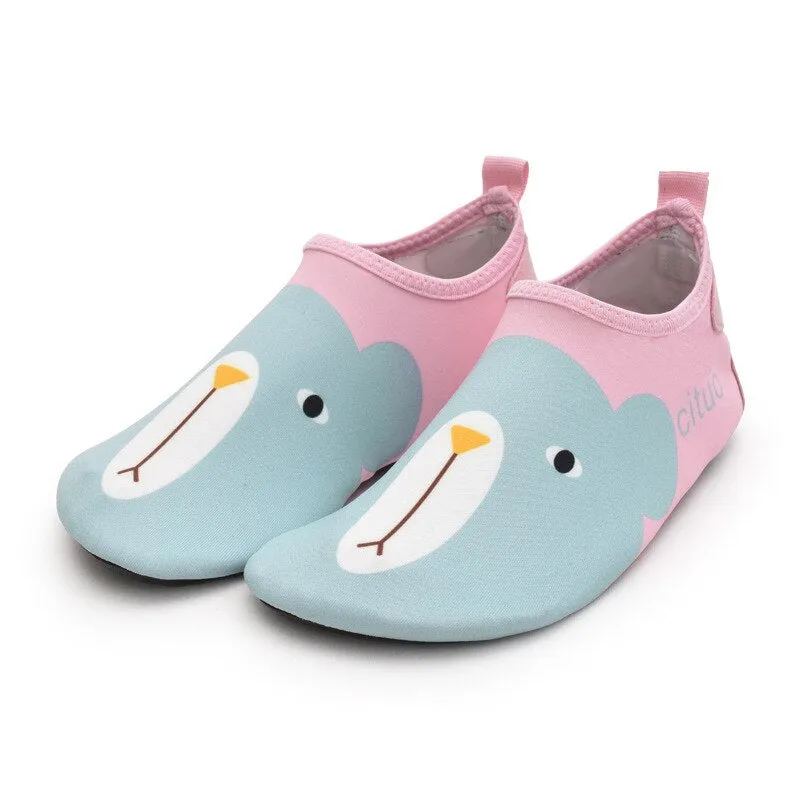 Kids Printed Quick Dry Aquatic Shoes For Girls And Boys