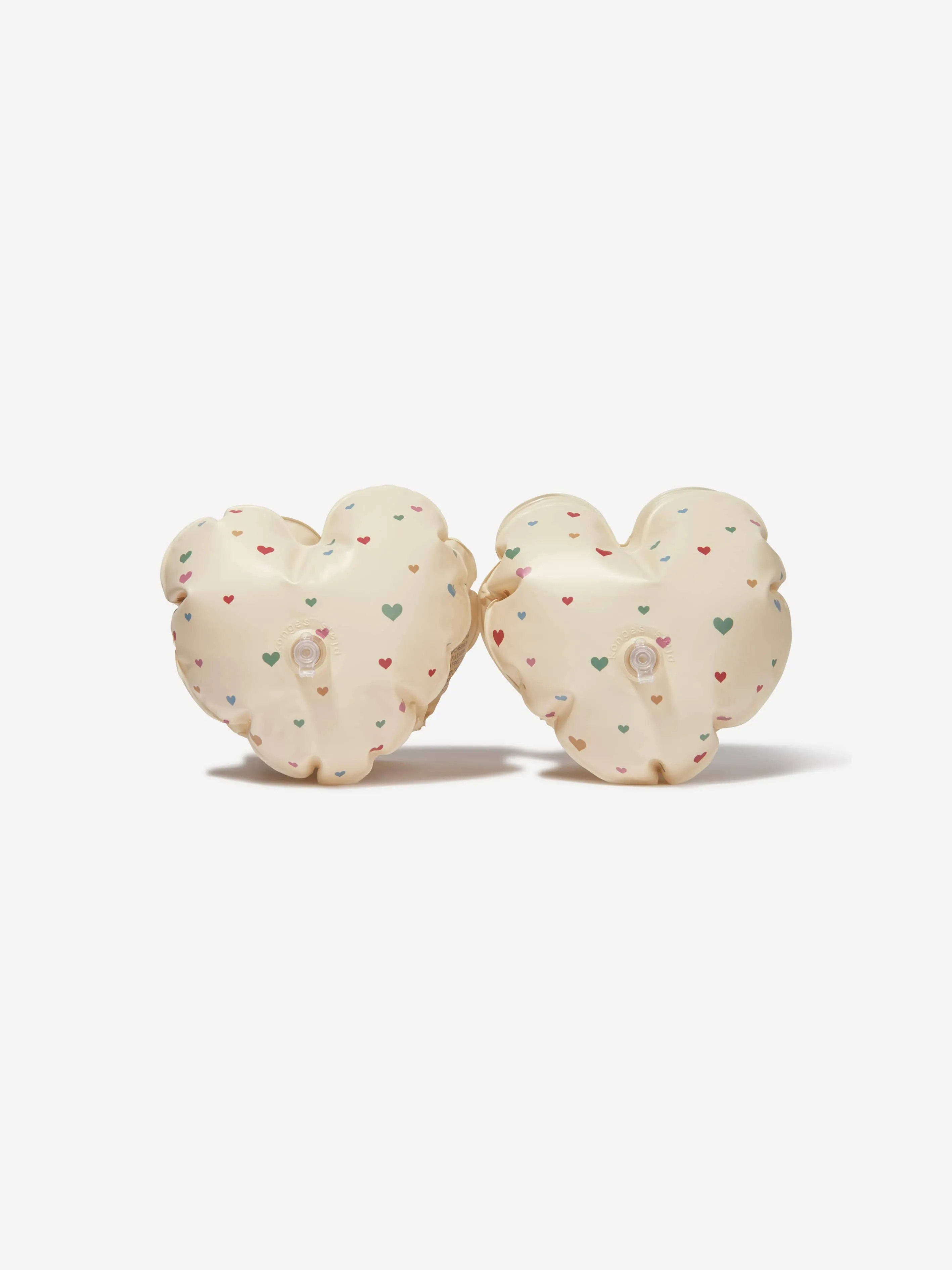 Konges Slojd Baby Multi Hearts Water Wings in Cream