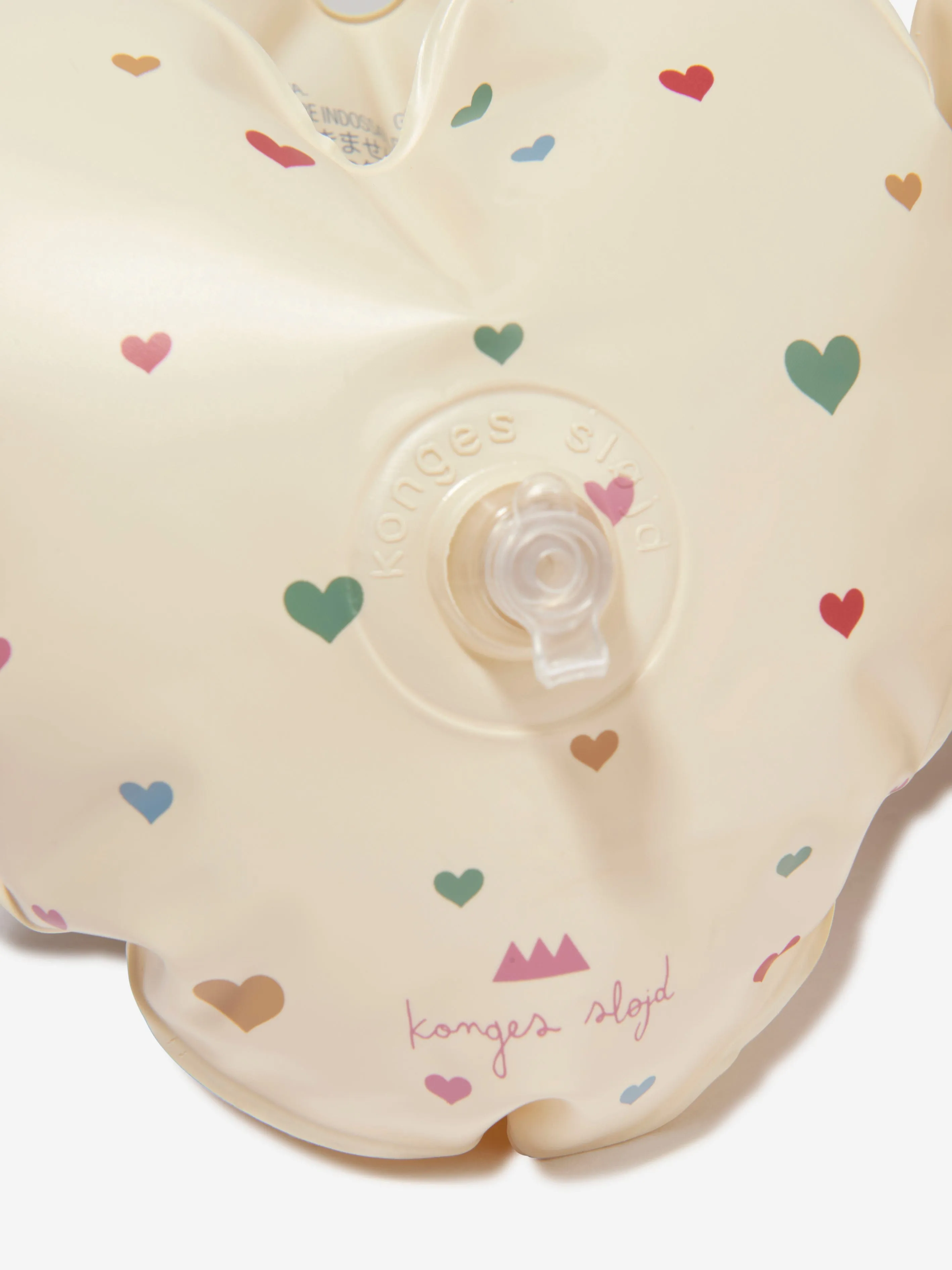 Konges Slojd Baby Multi Hearts Water Wings in Cream