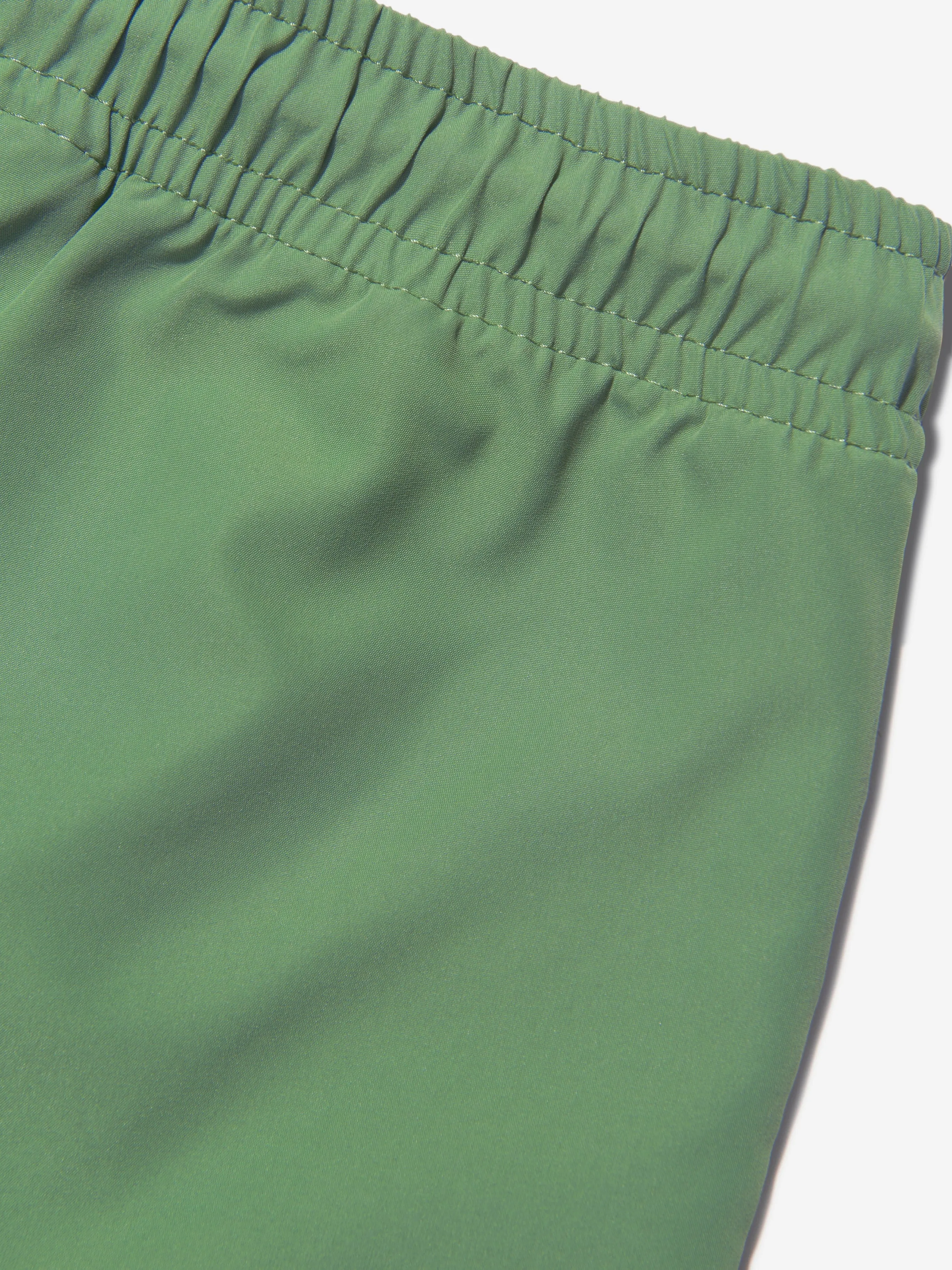 Lacoste Boys Logo Swim Shorts in Green