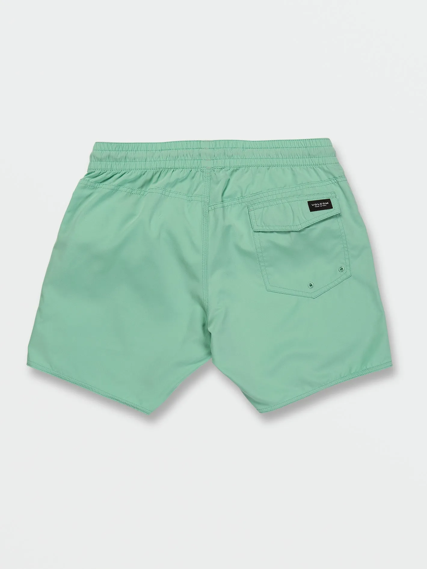 Lido Solid Elastic Waist Trunks - Ice
