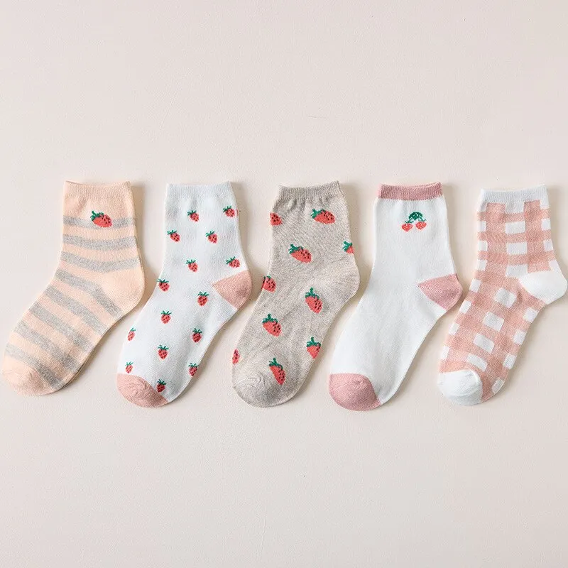 Low Cut Printed Cotton Socks