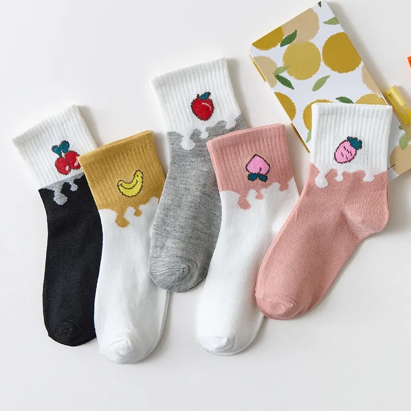 Low Cut Printed Cotton Socks