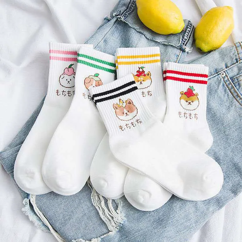 Low Cut Printed Cotton Socks